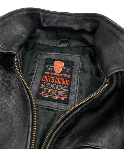 CUIRS LONDON（キュイーロンドン）cuirs london (キュイーロンドン) レザージャケット ブラック サイズ:下記参照の古着・服飾アイテム