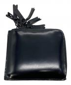 COMME des GARCONSコムデギャルソン）の古着「ジッパー メドレー L字ジップミニウォレット」｜ブラック