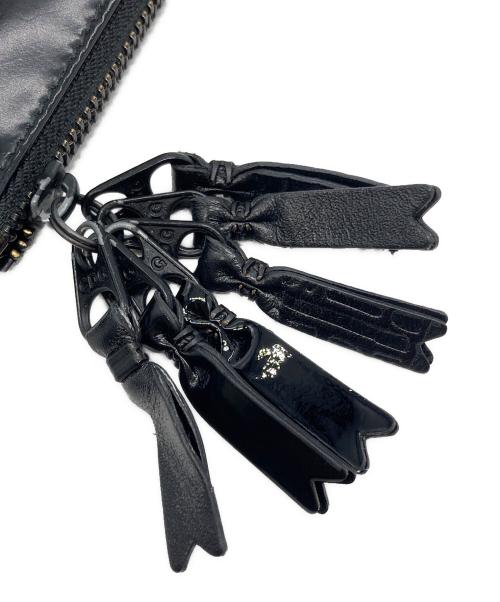 COMME des GARCONS（コムデギャルソン）COMME des GARCONS (コムデギャルソン) ジッパー メドレー L字ジップミニウォレット ブラック サイズ:下記参照の古着・服飾アイテム