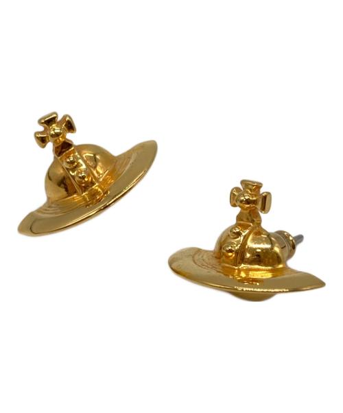 Vivienne Westwood（ヴィヴィアンウエストウッド）Vivienne Westwood (ヴィヴィアンウエストウッド) ソリッドオーブピアス ゴールド サイズ:下記参照の古着・服飾アイテム