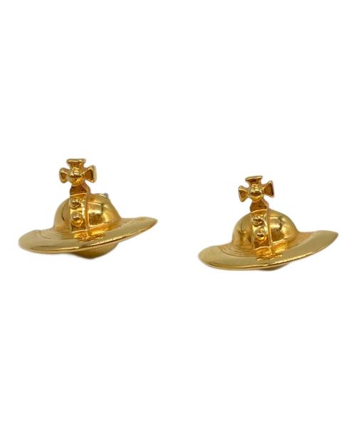 Vivienne Westwood（ヴィヴィアンウエストウッド）Vivienne Westwood (ヴィヴィアンウエストウッド) ソリッドオーブピアス ゴールド サイズ:下記参照の古着・服飾アイテム