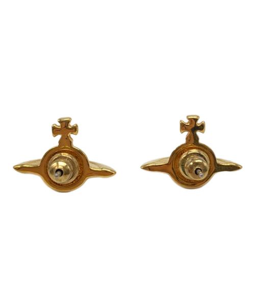 Vivienne Westwood（ヴィヴィアンウエストウッド）Vivienne Westwood (ヴィヴィアンウエストウッド) ソリッドオーブピアス ゴールド サイズ:下記参照の古着・服飾アイテム