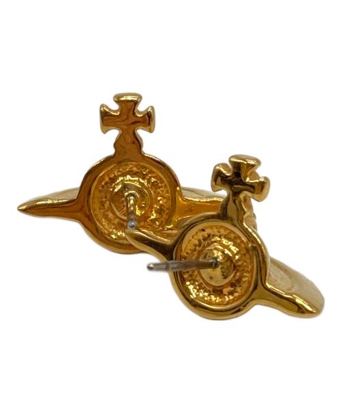 Vivienne Westwood（ヴィヴィアンウエストウッド）Vivienne Westwood (ヴィヴィアンウエストウッド) ソリッドオーブピアス ゴールド サイズ:下記参照の古着・服飾アイテム