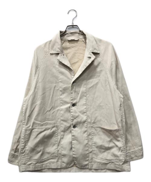 nestrobe confect（ネストローブ コンフェクト）nestrobe confect (ネストローブ コンフェクト) リネンコットン ホワイトピグメント カバーオール アイボリー サイズ:4の古着・服飾アイテム