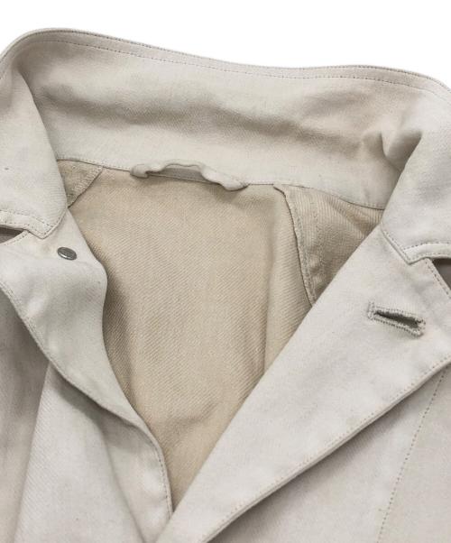 nestrobe confect（ネストローブ コンフェクト）nestrobe confect (ネストローブ コンフェクト) リネンコットン ホワイトピグメント カバーオール アイボリー サイズ:4の古着・服飾アイテム