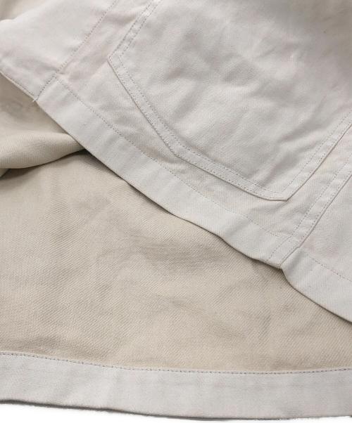 nestrobe confect（ネストローブ コンフェクト）nestrobe confect (ネストローブ コンフェクト) リネンコットン ホワイトピグメント カバーオール アイボリー サイズ:4の古着・服飾アイテム