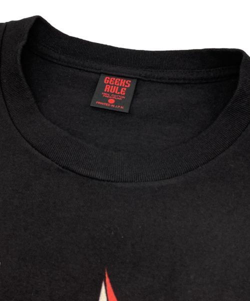 GEEKS RULE（ギークスルール）geeks rule (ギークスルール) 15 SILKSCREEN PRINTING T SHIRT ブラック サイズ:XXLの古着・服飾アイテム