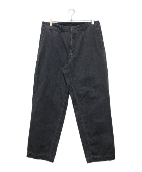 nanamica（ナナミカ）nanamica (ナナミカ) Wide Denim Pants ブラック サイズ:34の古着・服飾アイテム