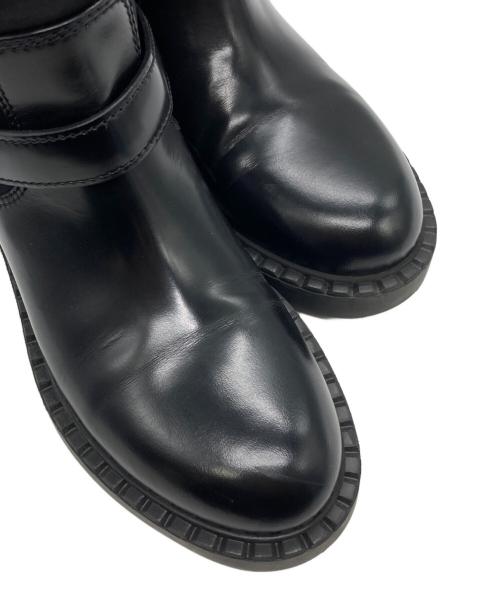 PRADA（プラダ）PRADA (プラダ) リナイロンベルテッドコンバットブーツ ブラック サイズ:36の古着・服飾アイテム