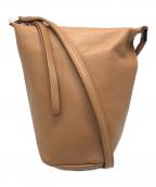 JIL SANDERジルサンダー）の古着「レザ-ショルダーポーチ」｜ブラウン