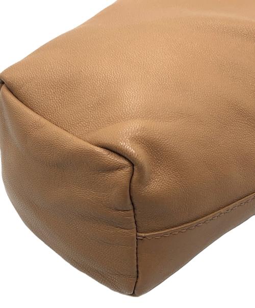 JIL SANDER（ジルサンダー）JIL SANDER (ジルサンダー) レザ-ショルダーポーチ ブラウン サイズ:下記参照の古着・服飾アイテム