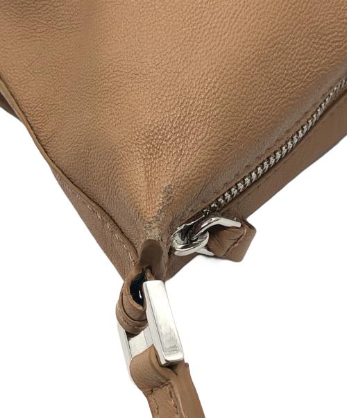 JIL SANDER（ジルサンダー）JIL SANDER (ジルサンダー) レザ-ショルダーポーチ ブラウン サイズ:下記参照の古着・服飾アイテム