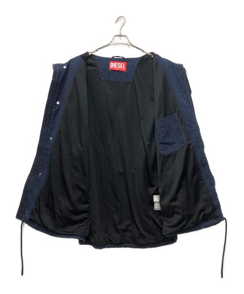 DIESEL（ディーゼル）DIESEL (ディーゼル) D-RODNEY-NE ジョグデニムスタンドカラージャケット インディゴ サイズ:XXLの古着・服飾アイテム