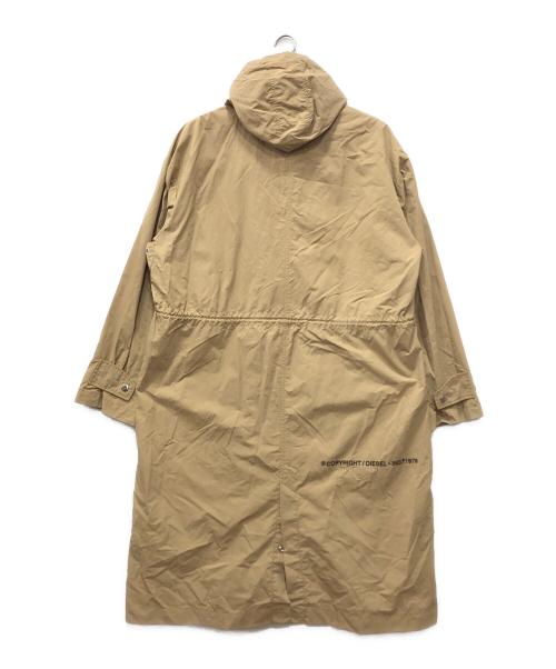 DIESEL（ディーゼル）DIESEL (ディーゼル) フーデッドコート ベージュ サイズ:XXLの古着・服飾アイテム