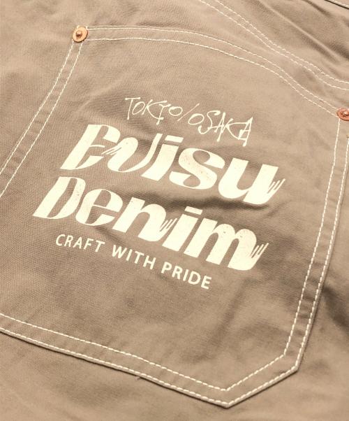 EVISU（エヴィス）EVISU (エヴィス) 花札だるまプリントのストレートフィットパンツ ベージュ サイズ:40の古着・服飾アイテム