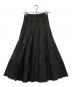 BEARDSLEY（ビアズリー）の古着「プリーツティアードスカート」｜ブラック