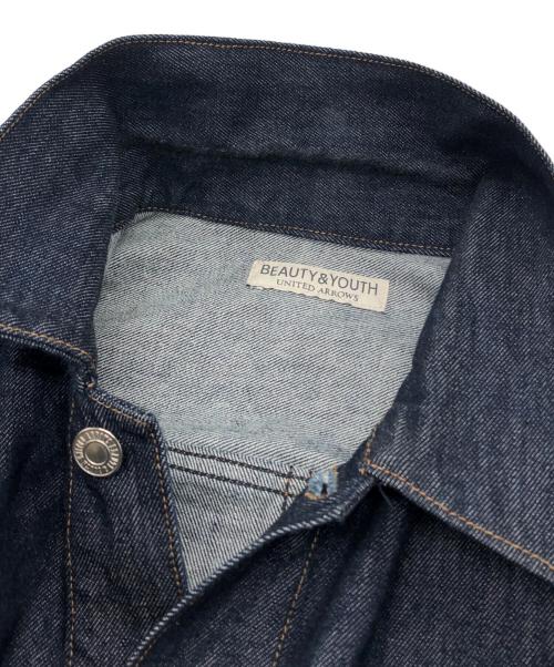 BEAUTY&YOUTH（ビューティーアンドユース）BEAUTY&YOUTH (ビューティーアンドユース) 13.5oz ハイツイスト デニム ジャケット ブルー サイズ:XLの古着・服飾アイテム