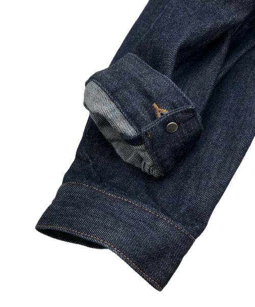 BEAUTY&YOUTH（ビューティーアンドユース）BEAUTY&YOUTH (ビューティーアンドユース) 13.5oz ハイツイスト デニム ジャケット ブルー サイズ:XLの古着・服飾アイテム