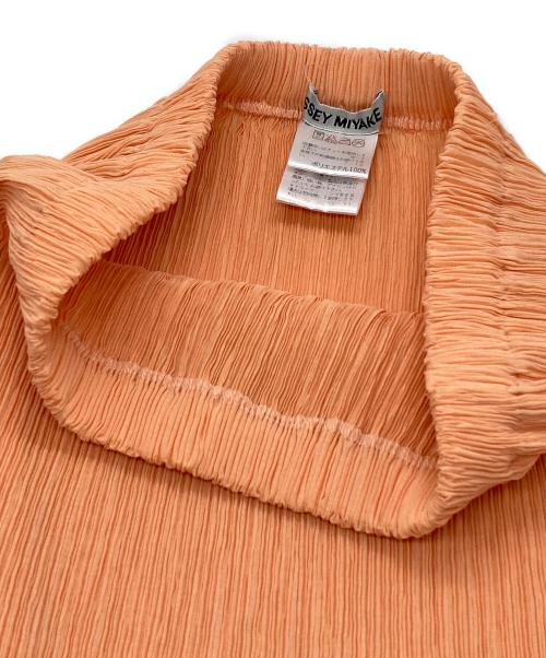 ISSEY MIYAKE（イッセイミヤケ）ISSEY MIYAKE (イッセイミヤケ) プリーツロングスカート オレンジ サイズ:Mの古着・服飾アイテム