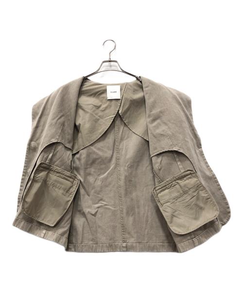 CLANE（クラネ）CLANE (クラネ) FADED COLOR TAILORED JACKET ブラウン サイズ:1の古着・服飾アイテム