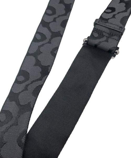 marimekko（マリメッコ）marimekko (マリメッコ) CARRY ALL UNIKKO ジャガードショルダーバッグ グレー×ブラック サイズ:下記参照の古着・服飾アイテム
