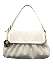 FENDI（フェンディ）の古着「ズッカ柄セミショルダーバッグ」｜ホワイト