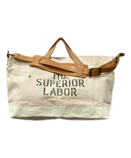 THE SUPERIOR LABOR（シュペリオールレイバー）THE SUPERIOR LABOR (シュペリオールレイバー) engineer shoulder bag L ベージュ サイズ:下記参照の古着・服飾アイテム