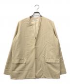 R'IAM-Plageリアムプラージュ）の古着「キュプラブラウス ショートジャケット」｜ベージュ