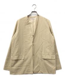 R'IAM-Plage（リアムプラージュ）の古着「キュプラブラウス ショートジャケット」｜ベージュ