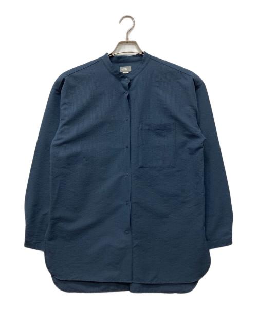 THE NORTH FACE（ザ ノース フェイス）THE NORTH FACE (ザ ノース フェイス) SeersuckerOvershirt ネイビー サイズ:Lの古着・服飾アイテム