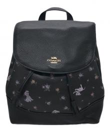 COACH×DISNEY（コーチ×ディズニー）の古着「コラボデイパック」｜ブラック×パープル