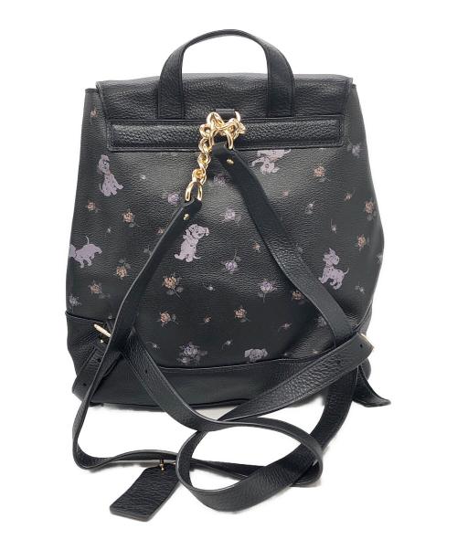 COACH（コーチ）COACH (コーチ) Disney (ディズニー) コラボデイパック ブラック×パープル サイズ:下記参照の古着・服飾アイテム