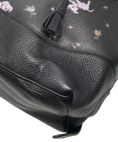 COACH（コーチ）COACH (コーチ) Disney (ディズニー) コラボデイパック ブラック×パープル サイズ:下記参照の古着・服飾アイテム