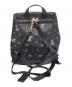 COACH (コーチ) Disney (ディズニー) コラボデイパック ブラック×パープル サイズ:下記参照：18000円