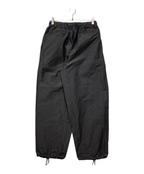 MARKA（マーカ）MARKA (マーカ) オーガニックコットンシルク高密度タイプライター / コクーンワイドイージーパンツ ブラック サイズ:1の古着・服飾アイテム