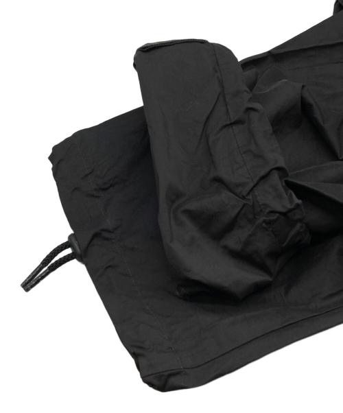 MARKA（マーカ）MARKA (マーカ) オーガニックコットンシルク高密度タイプライター / コクーンワイドイージーパンツ ブラック サイズ:1の古着・服飾アイテム