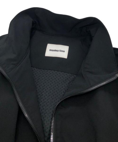 MONKEY TIME（モンキータイム）MONKEY TIME (モンキータイム) ダブルクロス トラック ジャケット ブラック サイズ:S 未使用品の古着・服飾アイテム