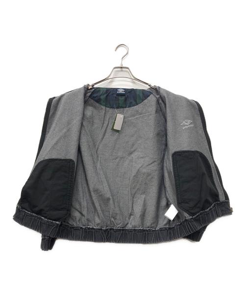 UMBRO（アンブロ）UMBRO (アンブロ) FREAK'S STORE (フリークスストア) Denim Stand Collar Blouson グレー サイズ:M 未使用品の古着・服飾アイテム