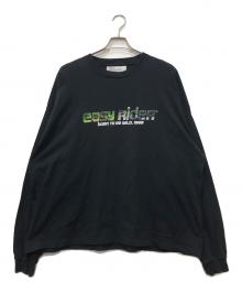 DAIRIKU（ダイリク）の古着「'easy Rider' Embroidery&Print Tee」｜ブラック
