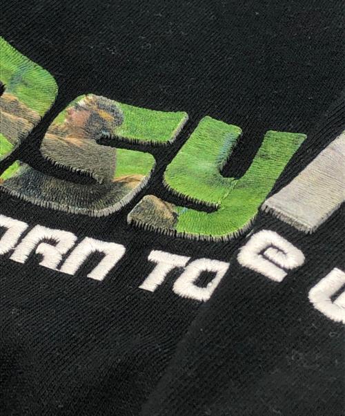 DAIRIKU（ダイリク）DAIRIKU (ダイリク) 'easy Rider' Embroidery&Print Tee ブラック サイズ:Fの古着・服飾アイテム