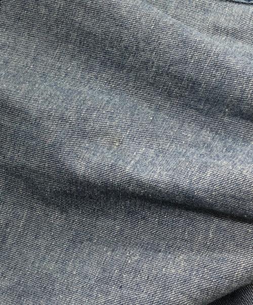 MM6 Maison Margiela（エムエムシックスメゾンマルジェラ）MM6 Maison Margiela (エムエムシックスメゾンマルジェラ) フロントフリルデニムロングスカート インディゴ サイズ:38の古着・服飾アイテム