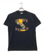 A BATHING APEアベイシングエイプ）の古着「BABY MILO プリントTシャツ」｜ブラック