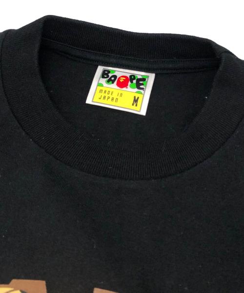 A BATHING APE（アベイシングエイプ）A BATHING APE (アベイシングエイプ) BABY MILO プリントTシャツ ブラック サイズ:Mの古着・服飾アイテム