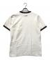 A BATHING APE (アベイシングエイプ) BABY MILO リンガーTシャツ ホワイト×ブラウン サイズ:L：8000円