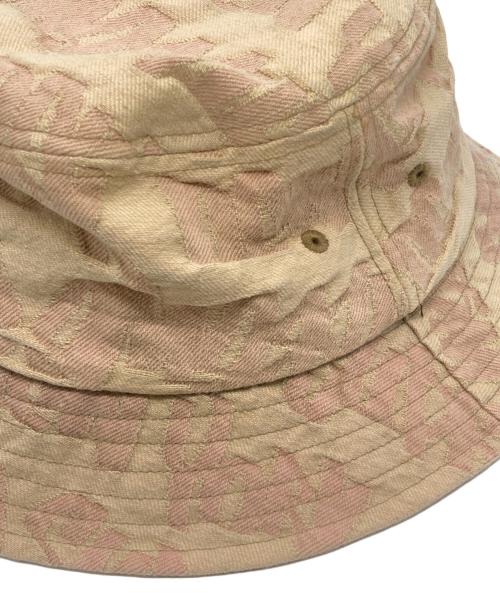 SUPREME（シュプリーム）Supreme (シュプリーム) Fat Tip Jacquard Denim Crusher Hat ベージュ サイズ:MLの古着・服飾アイテム