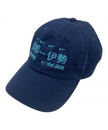 cactus jack×FRAGMENT DESIGN（カクタス・ジャック×フラグメントデザイン）の古着「HOUSTON to ISE MIE HAT」｜ネイビー