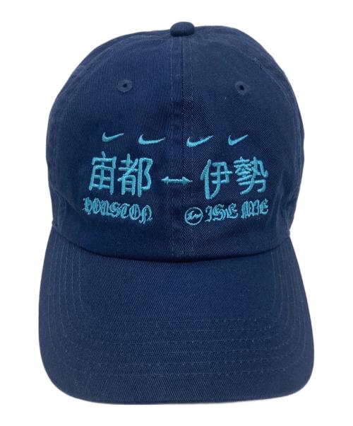 cactus jack（カクタス・ジャック）CACTUS JACK (カクタス・ジャック) FRAGMENT DESIGN (フラグメントデザイン) HOUSTON to ISE MIE HAT ネイビー サイズ:下記参照の古着・服飾アイテム