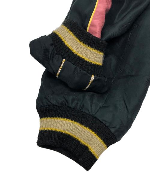 TAILOR 東洋（テーラー東洋）TAILOR 東洋 (テーラー東洋) リバーシブルサテンスカジャン ブラック×ピンク サイズ:XLの古着・服飾アイテム