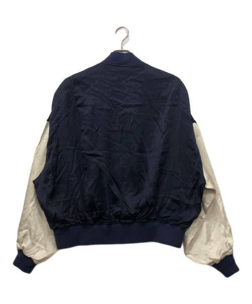refomed（リフォメッド）refomed (リフォメッド) FRESH MAN STADIUM JAMPER ネイビー×アイボリー サイズ:4の古着・服飾アイテム