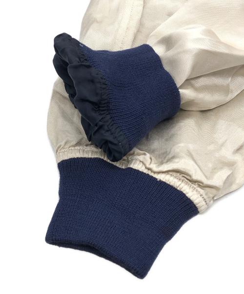 refomed（リフォメッド）refomed (リフォメッド) FRESH MAN STADIUM JAMPER ネイビー×アイボリー サイズ:4の古着・服飾アイテム